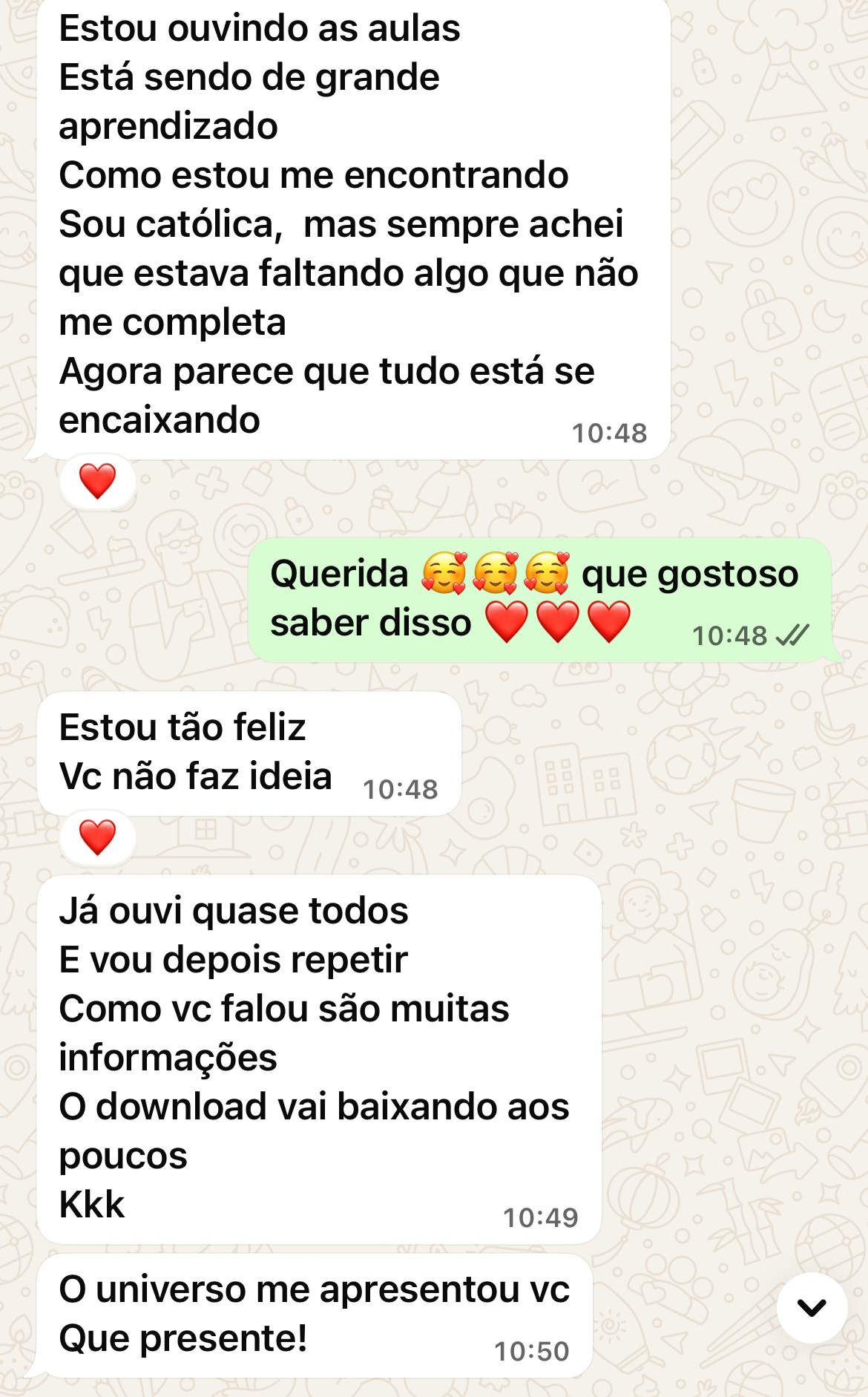 Relato de aluna sobre os aprendizados da Escola Cristal